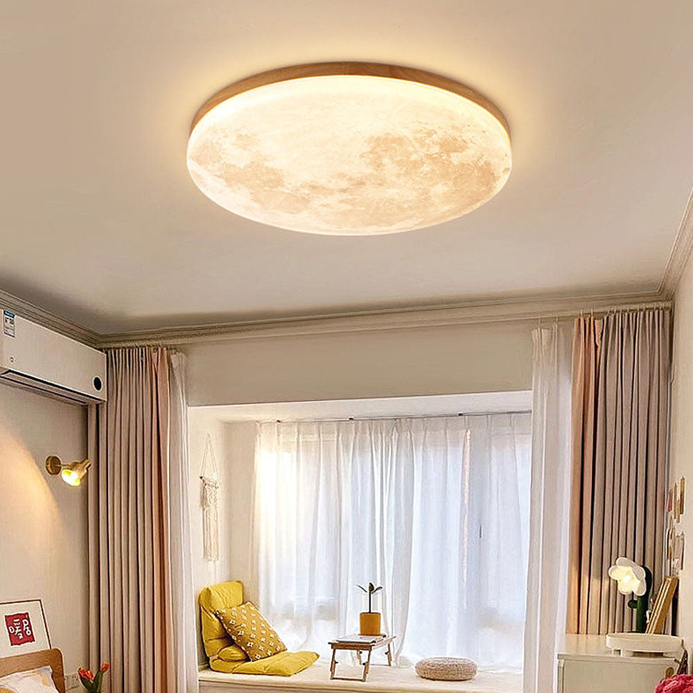 Plafondlamp - Realistische Maanlamp | Zachte LED Verlichting