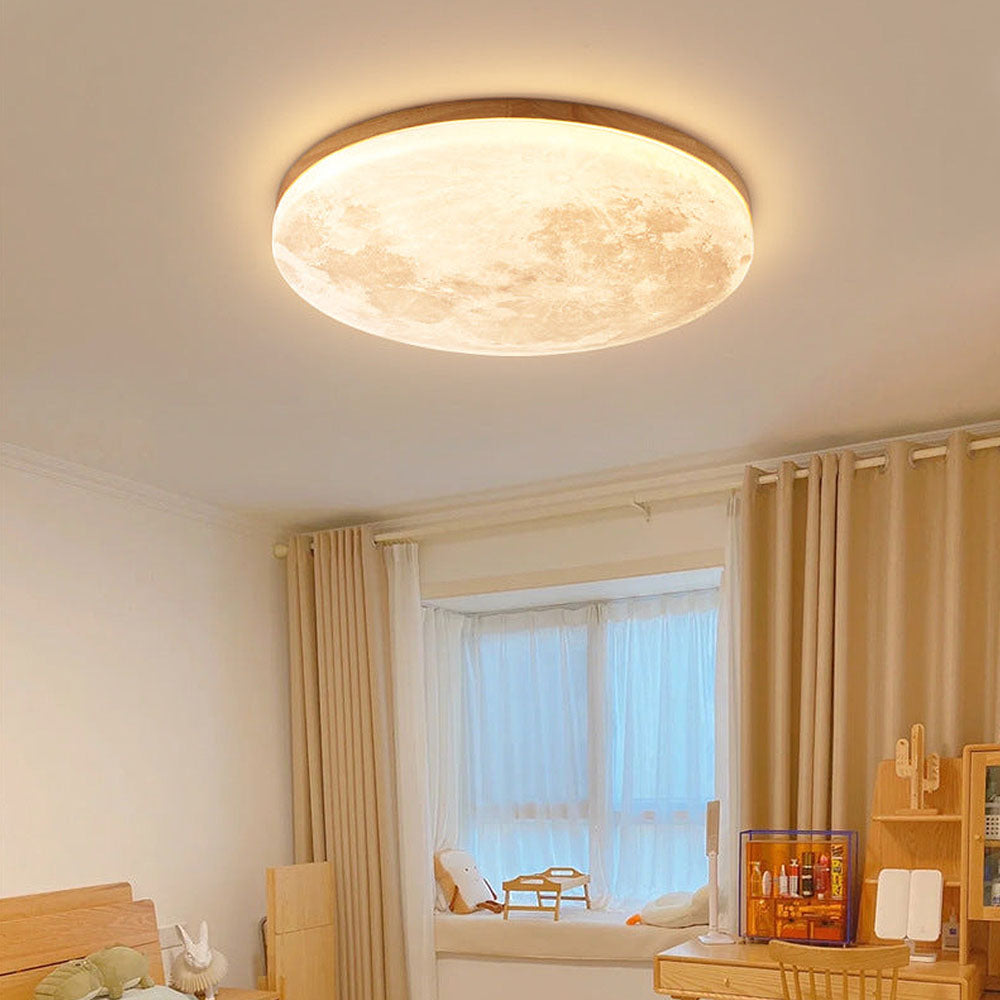 Plafondlamp - Realistische Maanlamp | Zachte LED Verlichting