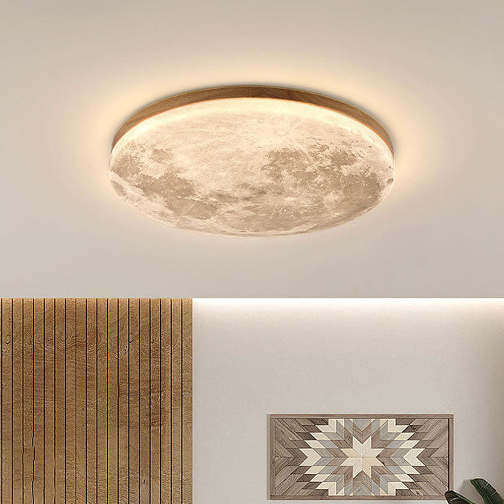 Plafondlamp - Realistische Maanlamp | Zachte LED Verlichting