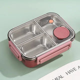 Lunchdoos | Thermobehouder voor eten | Brooddoos met vakken van roestvrij staal | Warmtecontainer | Esskraft