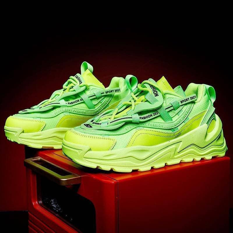 Sofie Neon Chunky Sneakers - Meerdere Kleuren / Synthetisch - Trendy, Comfortabel, Stijlvol