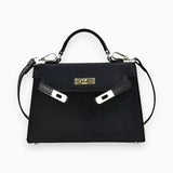 Luxe Handtas - Glanzende Metalen Sluiting