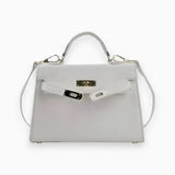 Luxe Handtas - Glanzende Metalen Sluiting