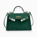 Luxe Handtas - Glanzende Metalen Sluiting