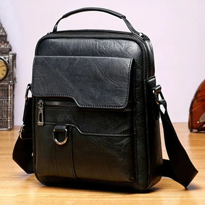 Randel - Lederen laptop tas - werktas - schoudertas - reistas