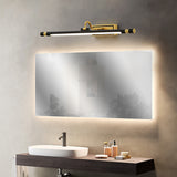 Luxueuze Zwart-Gouden Spiegellamp – LumoGold