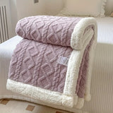 Luxueuze Snuggle Sherpa Deken voor Alle Seizoenen