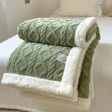 Luxueuze Snuggle Sherpa Deken voor Alle Seizoenen