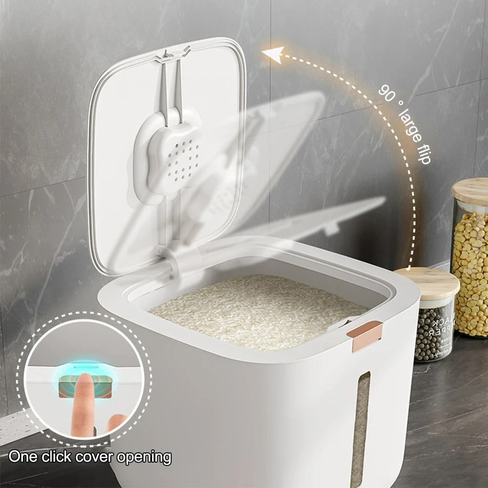 Luchtdichte Graandispenser met Deksel (5–10 kg) - GranoBox