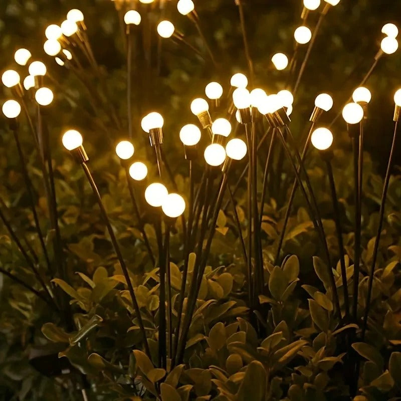 FireFlies | sfeervolle LED tuinverlichting | Zonne-energie tuinlampen buitenverlichting automatische LED-lampen weersbestendig energiezuinig eenvoudig te installeren veilige buitenlampen esthetisch aantrekkelijk voor tuin en balkon