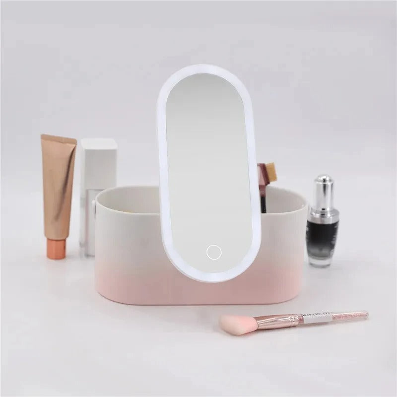 Make-up Koffer met LED Spiegel - Lumivault