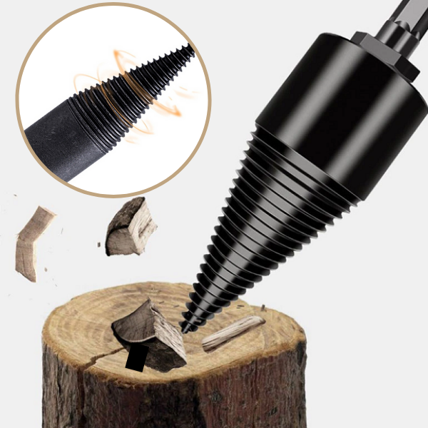 SplitKing Houtklover | Tuingereedschap | Efficiënte kloofwig voor haardhout en boomstammen