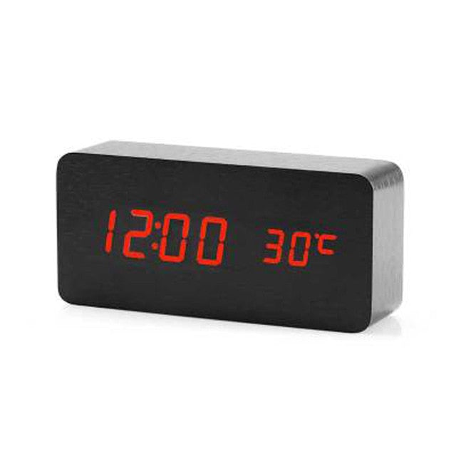 Minimalistische Digitale LED Wekker met Spraakbesturing