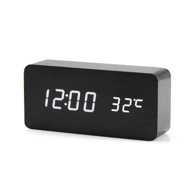 Minimalistische Digitale LED Wekker met Spraakbesturing