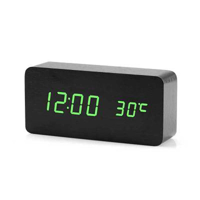 Minimalistische Digitale LED Wekker met Spraakbesturing