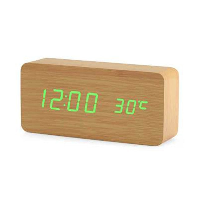 Minimalistische Digitale LED Wekker met Spraakbesturing