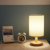 Moderne Houten Nachtkastje Lamp | Dimbaar & Afstandsbediening