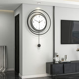 Moderne Minimalistische Metalen Wandklok