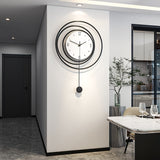 Moderne Minimalistische Metalen Wandklok