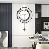 Moderne Minimalistische Metalen Wandklok