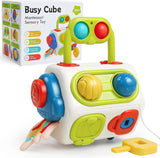 Montessori Busy Cube - Sensorisch Activiteitenspeelgoed