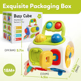 Montessori Busy Cube - Sensorisch Activiteitenspeelgoed