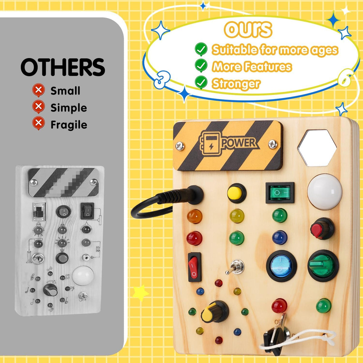 Montessori Peuter Prikbord - Creatieve Lichten