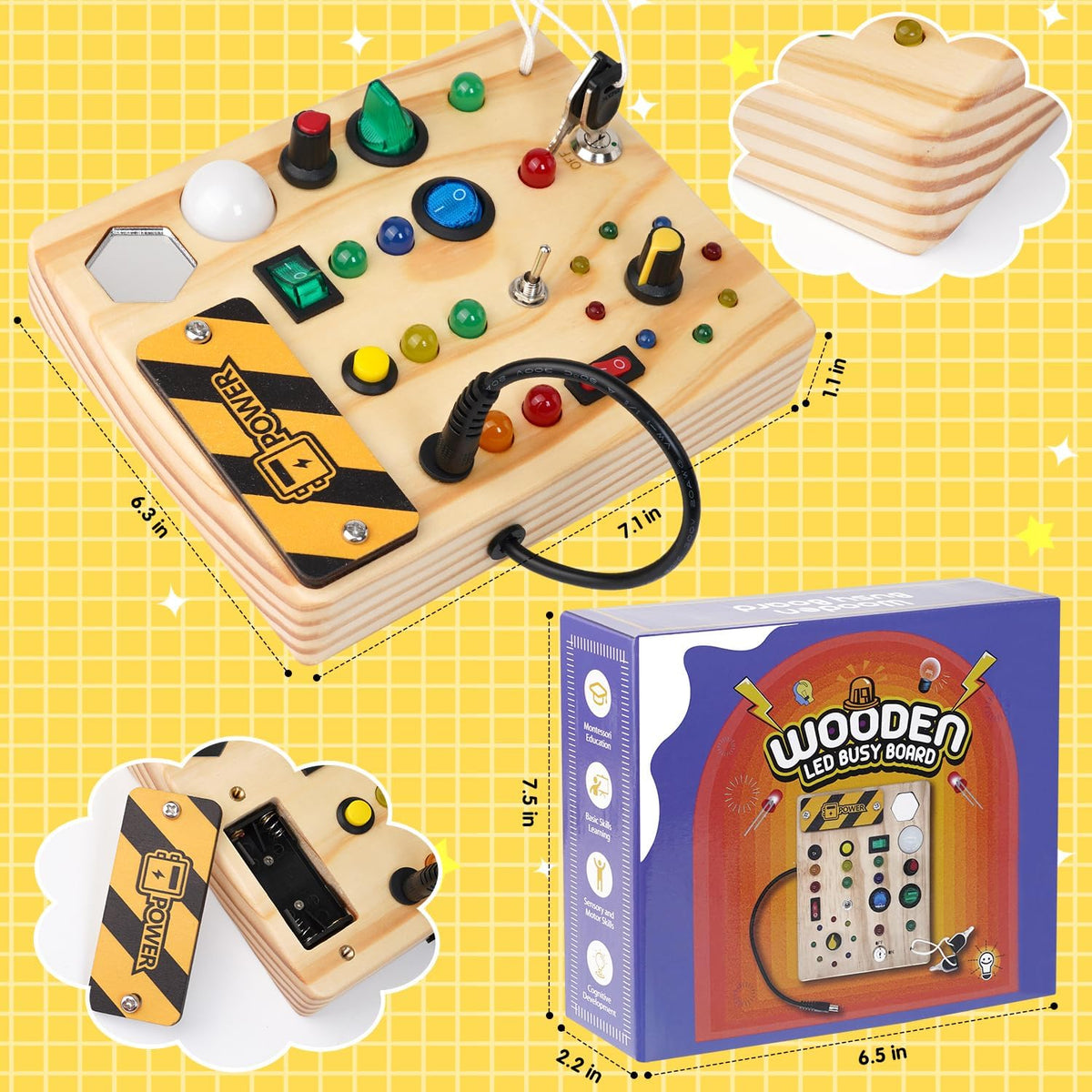 Montessori Peuter Prikbord - Creatieve Lichten