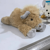 MOOLETTE – Schattige Hoogland Rund Pluche met Gezellig, Knuffelbaar Ontwerp