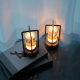 Moderne LED tafellamp met aanraakschakelaar en elegante metalen frame