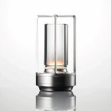 Moderne LED tafellamp met aanraakschakelaar en elegante metalen frame