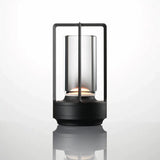 Moderne LED tafellamp met aanraakschakelaar en elegante metalen frame
