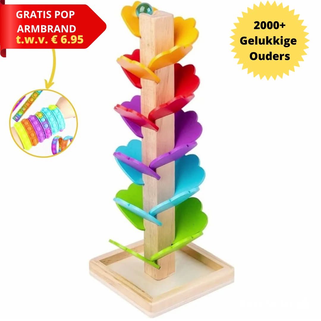 Muzikaal Klankboom van Hout – Leerzaam Spel met Marmergeluiden