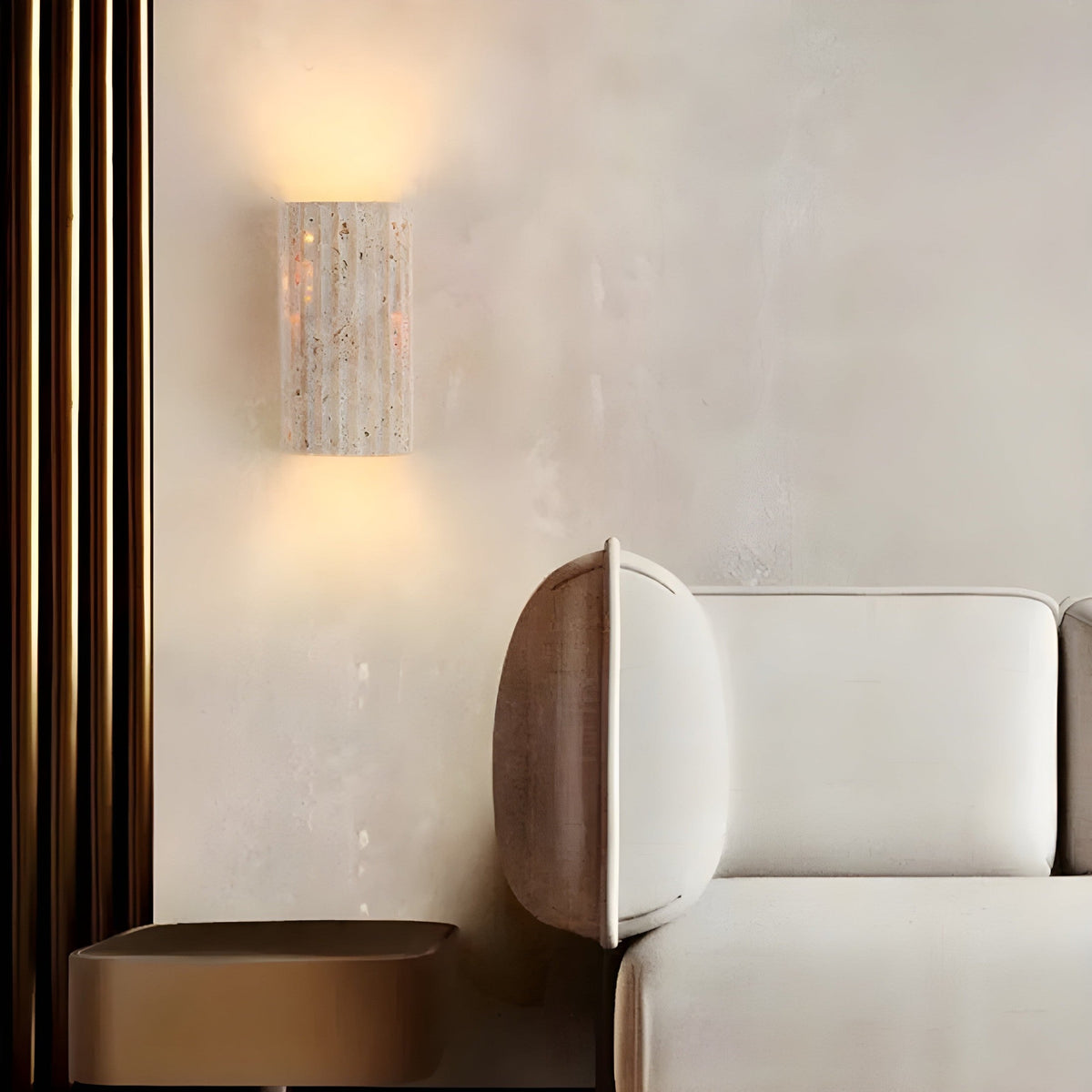 Natuurstenen Wandlamp - Elegant Design