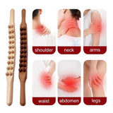 WOOLEASE – Gua Sha Massagestok van Natuurlijk Hout