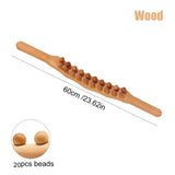 Houten Gua Sha Stick - Relaxa - Rug Schouder Massage - Vet Verbrand Tool