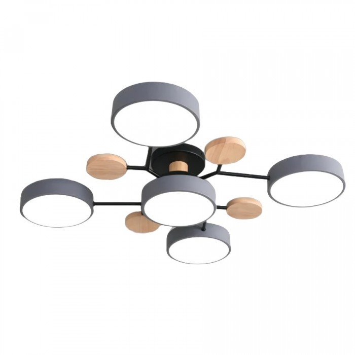 NordicGlow | Vertakte LED-plafondlamp in Scandi-stijl