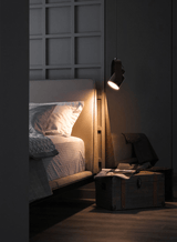 Noordse Hangspot – Strakke & Minimalistische Houten-Metaal Hanglamp