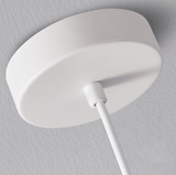 Noordse Hangspot – Strakke & Minimalistische Houten-Metaal Hanglamp