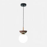 Noordse Halfhouten Hanglamp – Minimalistische Scandinavische Elegant