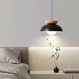 Noordse Halfhouten Hanglamp – Minimalistische Scandinavische Elegant