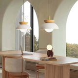Noordse Halfhouten Hanglamp – Minimalistische Scandinavische Elegant