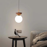 Noordse Halfhouten Hanglamp – Minimalistische Scandinavische Elegant