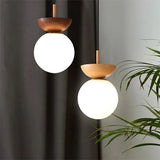 Noordse Halfhouten Hanglamp – Minimalistische Scandinavische Elegant