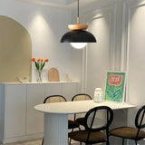 Noordse Halfhouten Hanglamp – Minimalistische Scandinavische Elegant