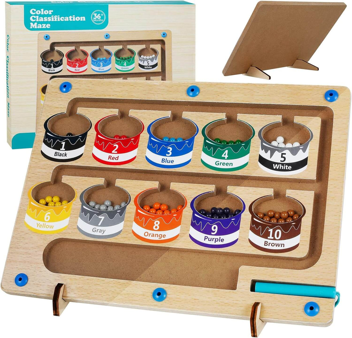 Magnetisch Telefoon- en Kleurenlabyrint – ColorMaze