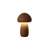 Oplaadbare Houten Paddenstoel Lamp – Touch Control LED Tafellamp