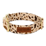 Hondenhalsband met gouden accenten – GoldenTerra