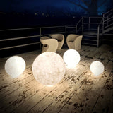 Magische Maanlamp - met Draadloze Touch Control en Houten Stand