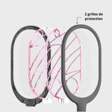 PestZap Oplaadbare Insectenverdelger – 2-in-1 Racket & Staande Lamp